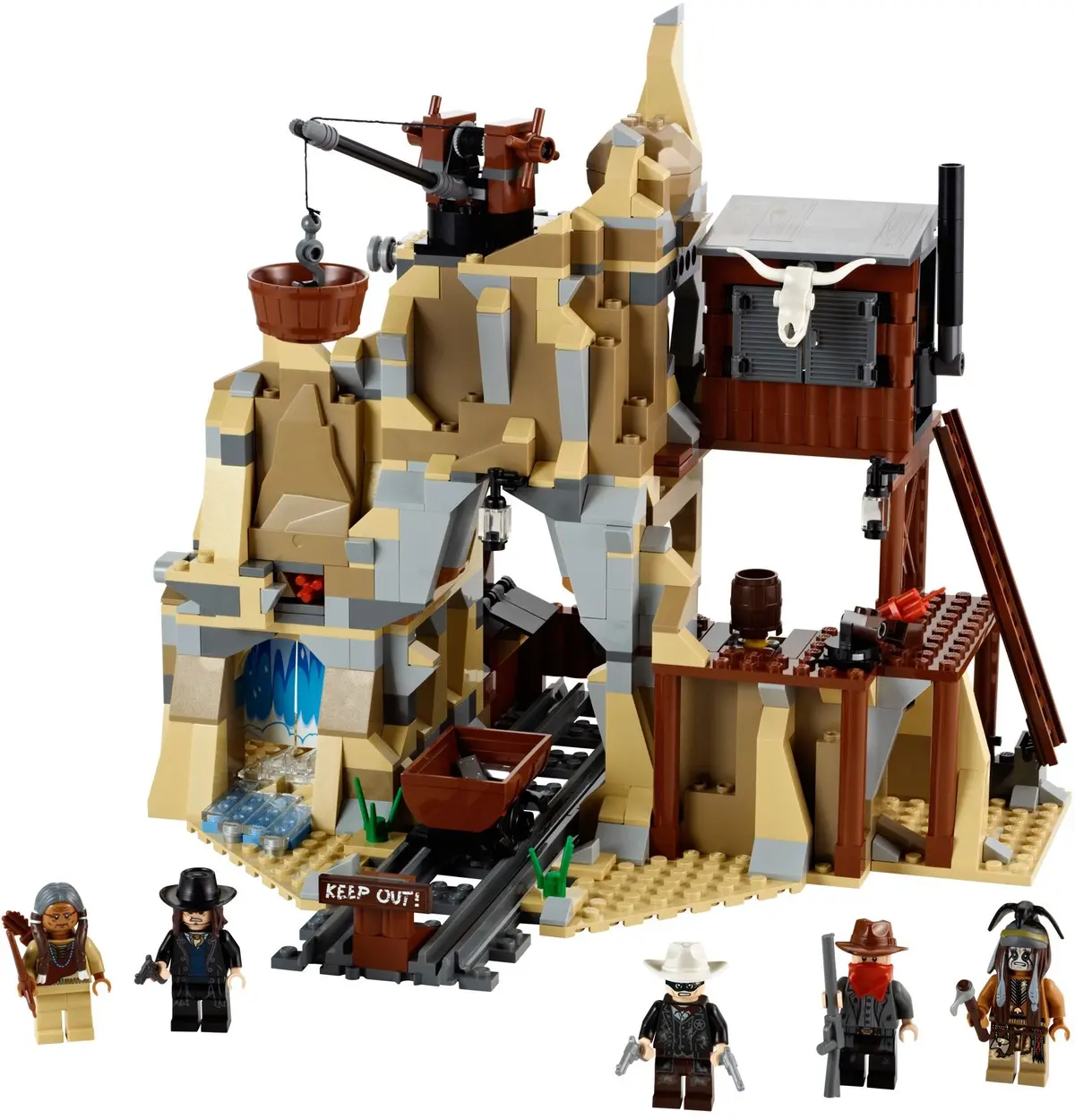 LEGO The Lone Ranger 79110 Silver Mine Shootout set