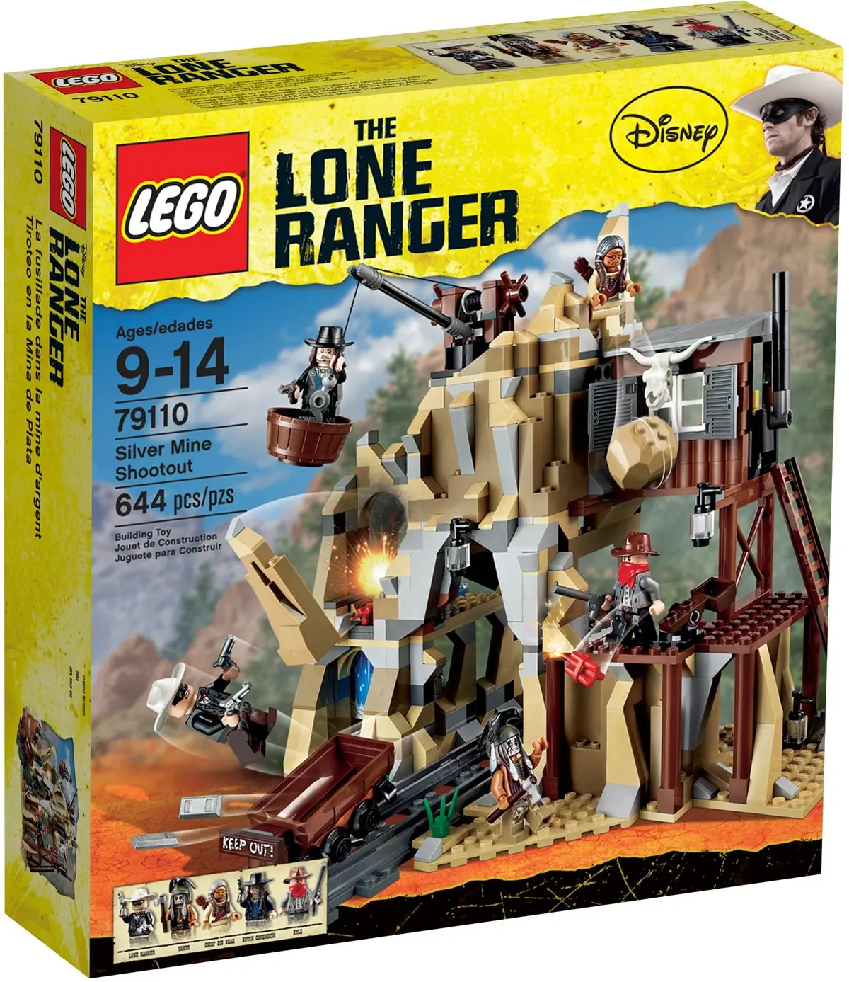 LEGO The Lone Ranger 79110 Silver Mine Shootout set, image 2