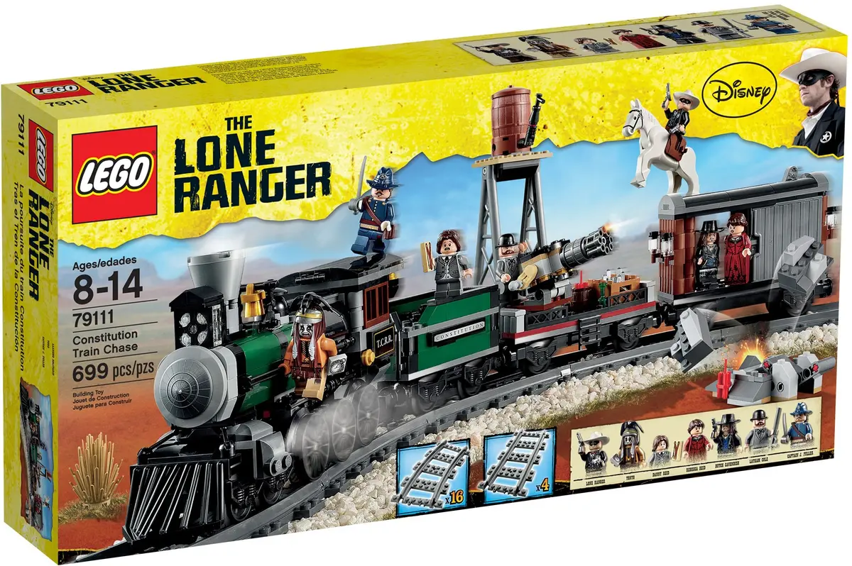 LEGO The Lone Ranger 79111 Constitution Train Chase set, image 2