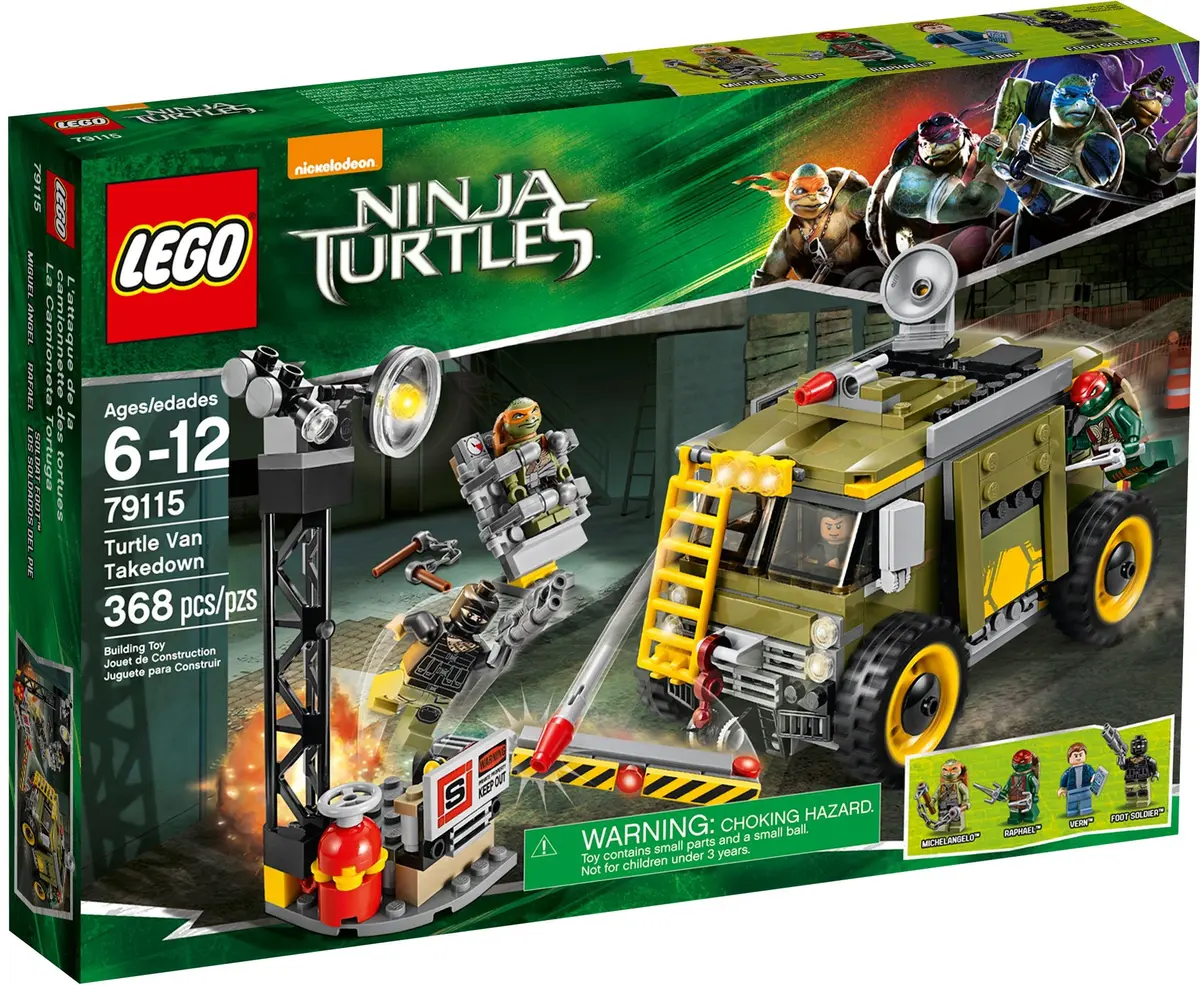 LEGO Teenage Mutant Ninja Turtles 79115 Turtle Van Takedown set, image 2