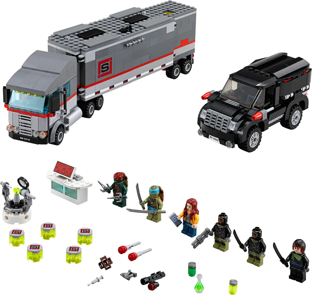 LEGO Teenage Mutant Ninja Turtles 79116 Big Rig Snow Getaway set