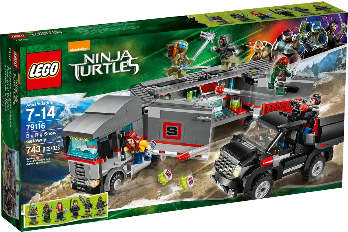 LEGO Teenage Mutant Ninja Turtles 79116 Big Rig Snow Getaway set, image 2