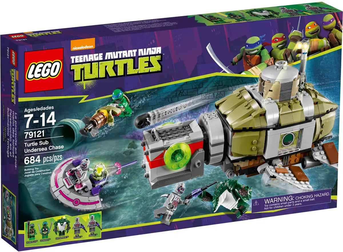 LEGO Teenage Mutant Ninja Turtles 79121 Turtle Sub Undersea Chase set, image 2