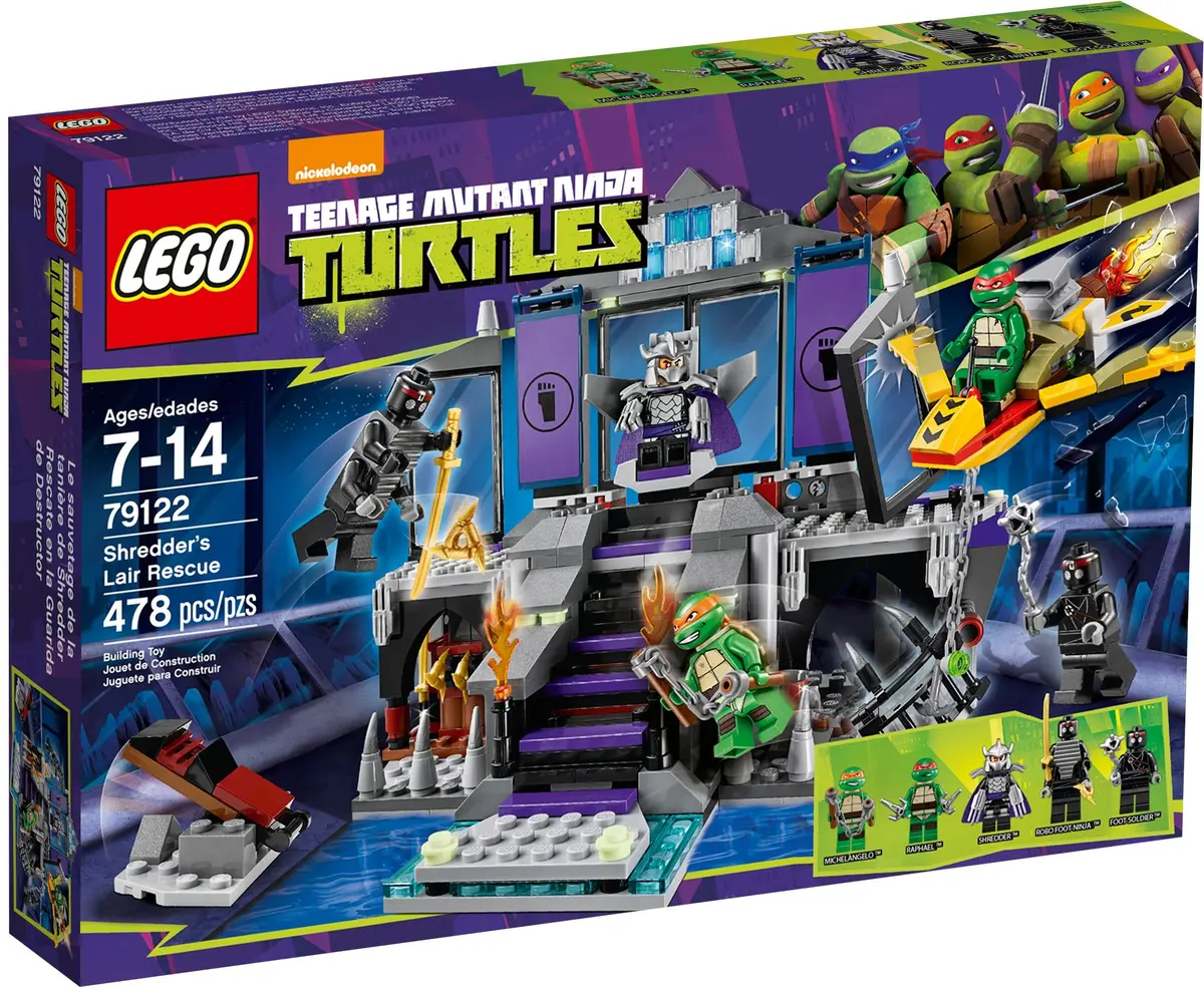 LEGO Teenage Mutant Ninja Turtles 79122 Shredder's Lair Rescue set, image 2