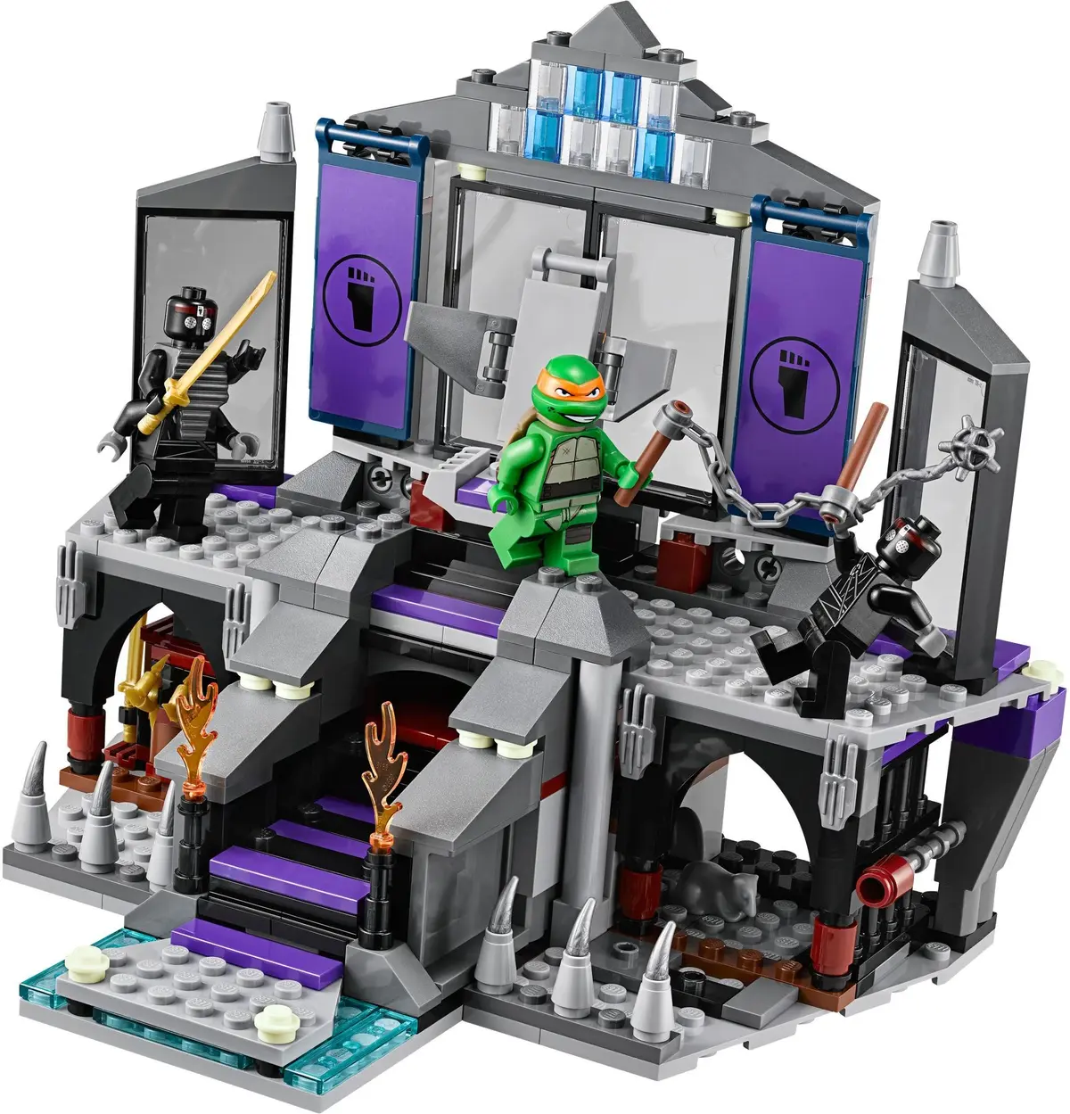 LEGO Teenage Mutant Ninja Turtles 79122 Shredder's Lair Rescue set, image 4