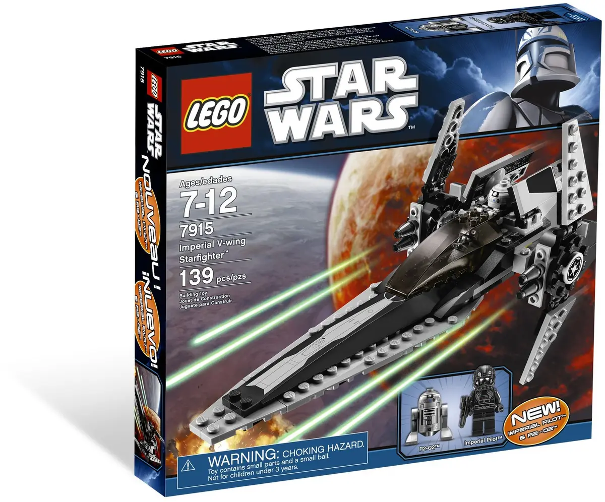LEGO Star Wars 7915 Imperial V-wing Starfighter set, image 8