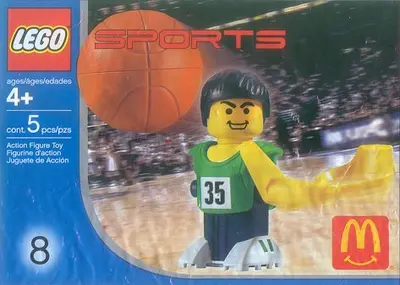 LEGO Sports 7918 Basketball Player, Green set