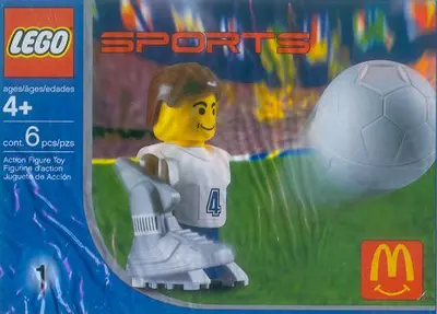 LEGO Sports 7923 Football Player, White set