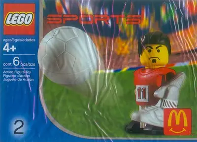 LEGO Sports 7924 Football Player, Red set