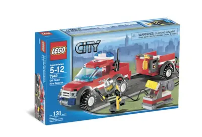 LEGO City 7942 Off-Road Fire Rescue set, image 3