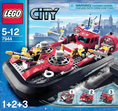 LEGO City 7944 Fire Hovercraft set