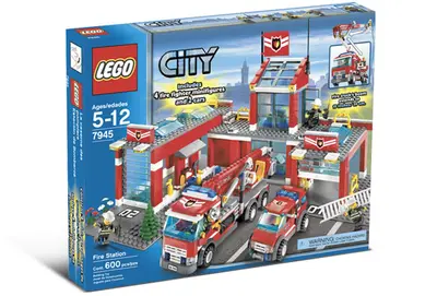 LEGO City 7945 Fire Station set, image 3