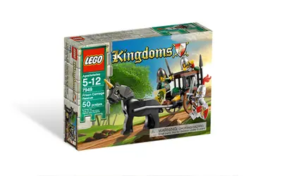 LEGO Castle 7949 Prison Carriage Rescue set, image 4