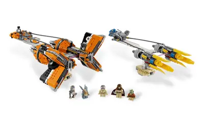 LEGO Star Wars 7962 Anakin Skywalker and Sebulba's Podracers set, image 2