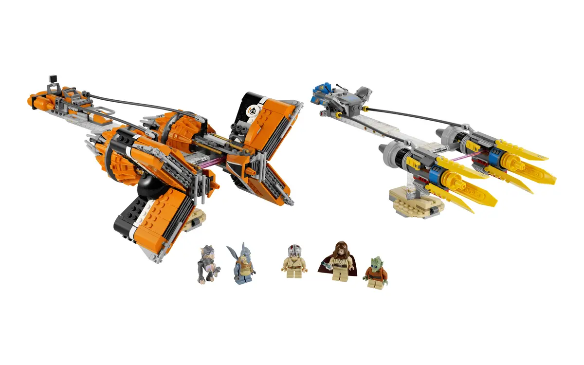 LEGO Star Wars 7962 Anakin Skywalker and Sebulba's Podracers set, image 3