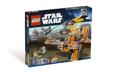 LEGO Star Wars 7962 Anakin Skywalker and Sebulba's Podracers set, image 4