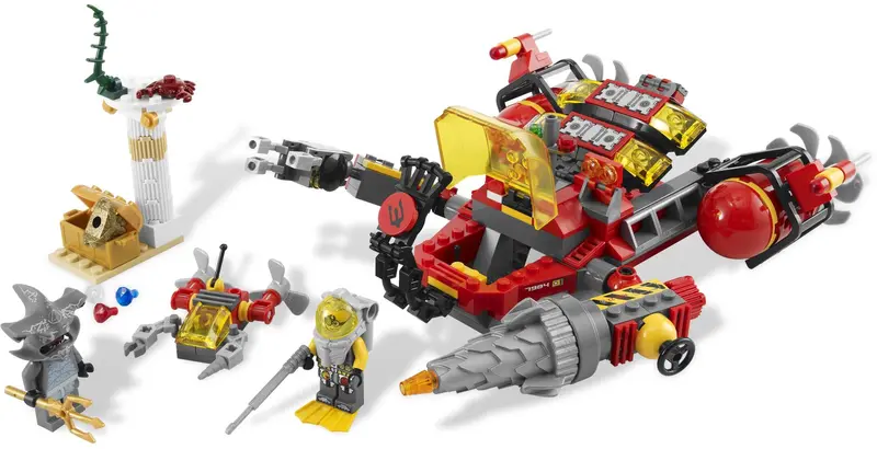 LEGO Atlantis 7984 Deep Sea Raider set