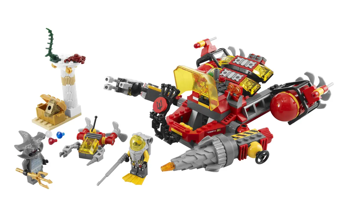 LEGO Atlantis 7984 Deep Sea Raider set, image 3