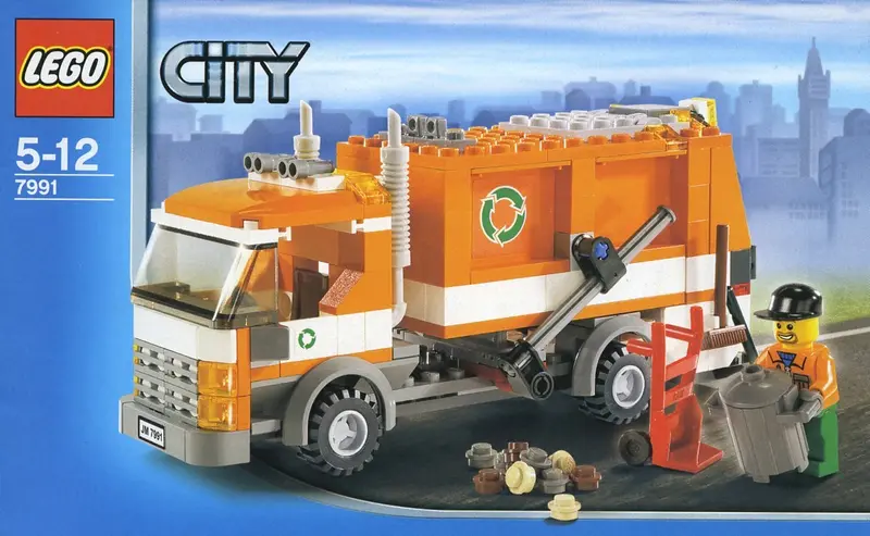 LEGO City 7991 Recycle Truck set