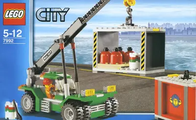 LEGO City 7992 Container Stacker set