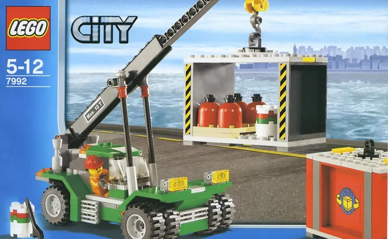 LEGO City 7992 Container Stacker set