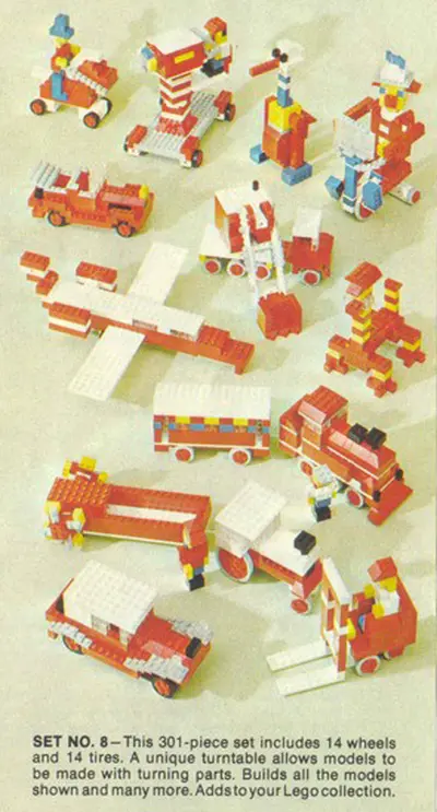 LEGO Samsonite 8 Promotional Basic Set No. 8 (Kraft Velveeta) set