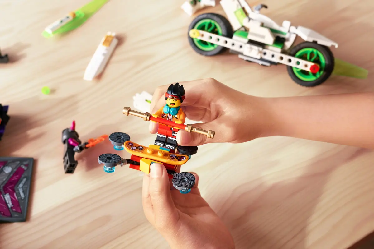 LEGO Monkie Kid 80006 White Dragon Horse Bike set, image 22