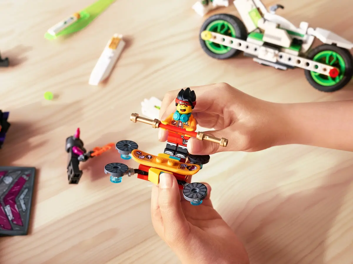LEGO Monkie Kid 80006 White Dragon Horse Bike set, image 12