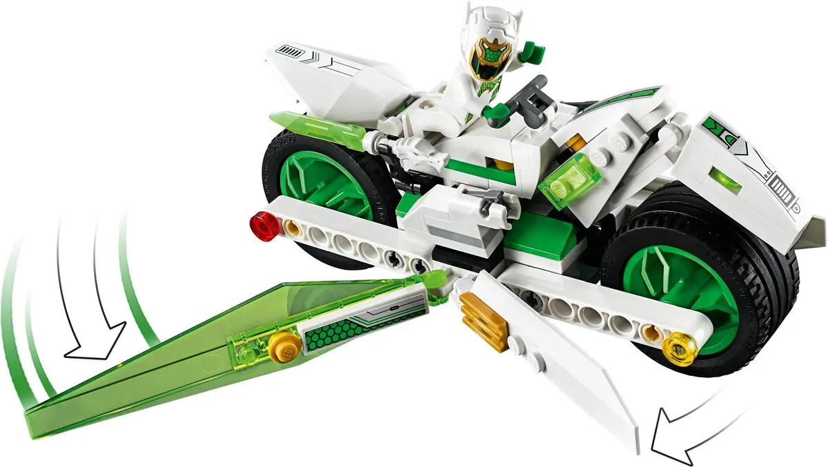 LEGO Monkie Kid 80006 White Dragon Horse Bike set, image 9