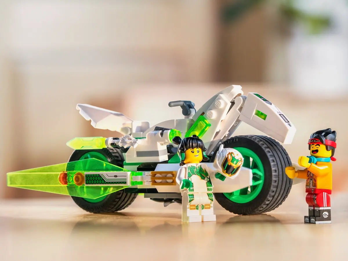 LEGO Monkie Kid 80006 White Dragon Horse Bike set, image 6