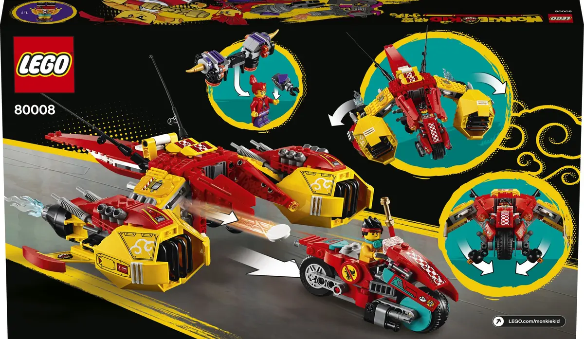 LEGO Monkie Kid 80008 Monkie Kid's Cloud Jet set, image 19