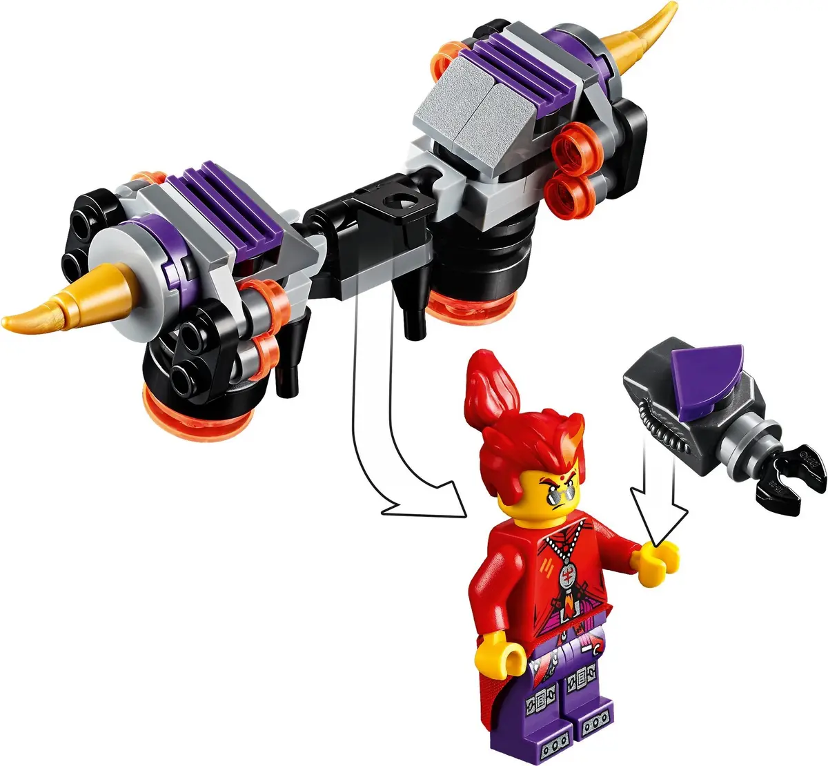 LEGO Monkie Kid 80008 Monkie Kid's Cloud Jet set, image 9