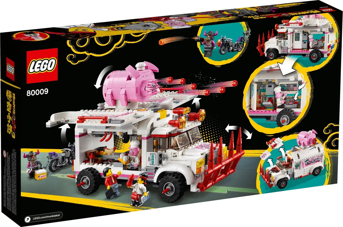 LEGO Monkie Kid 80009 Pigsy's Food Truck set, image 16