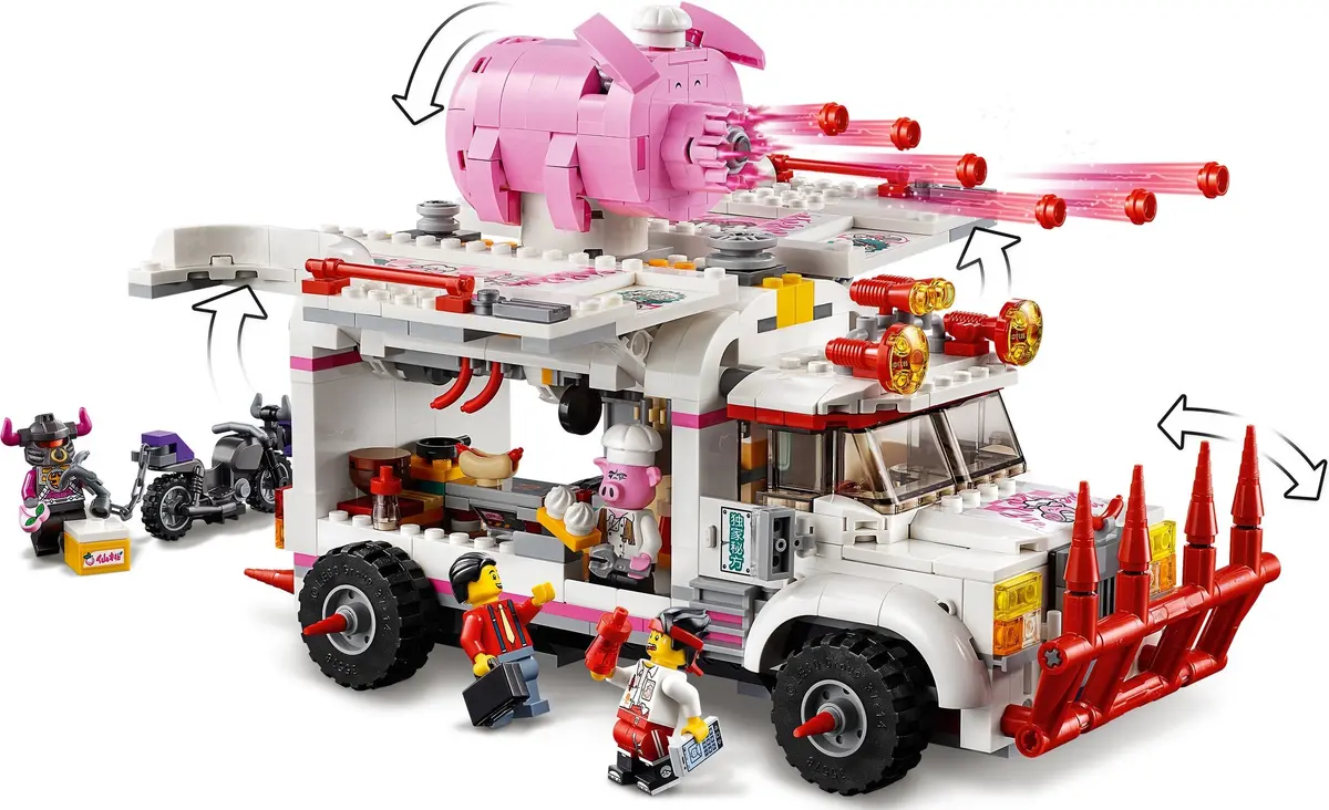LEGO Monkie Kid 80009 Pigsy's Food Truck set, image 15