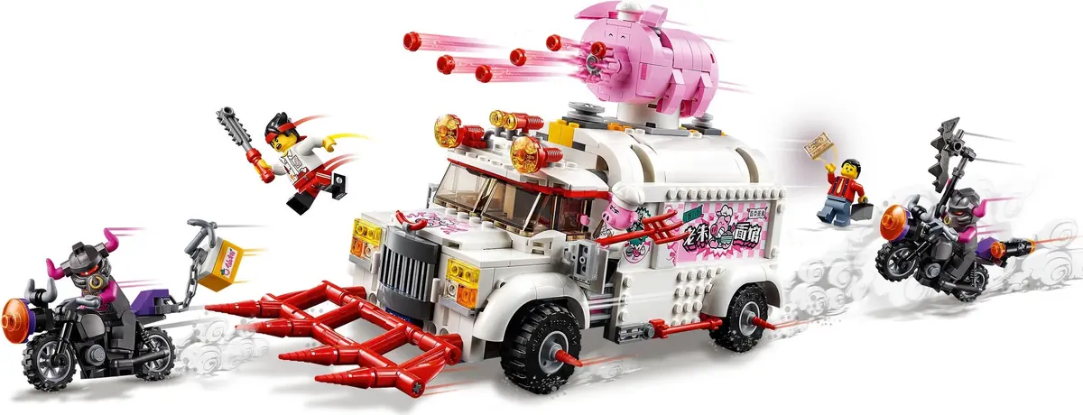 LEGO Monkie Kid 80009 Pigsy's Food Truck set, image 11