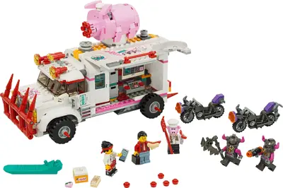 LEGO Monkie Kid 80009 Pigsy's Food Truck set
