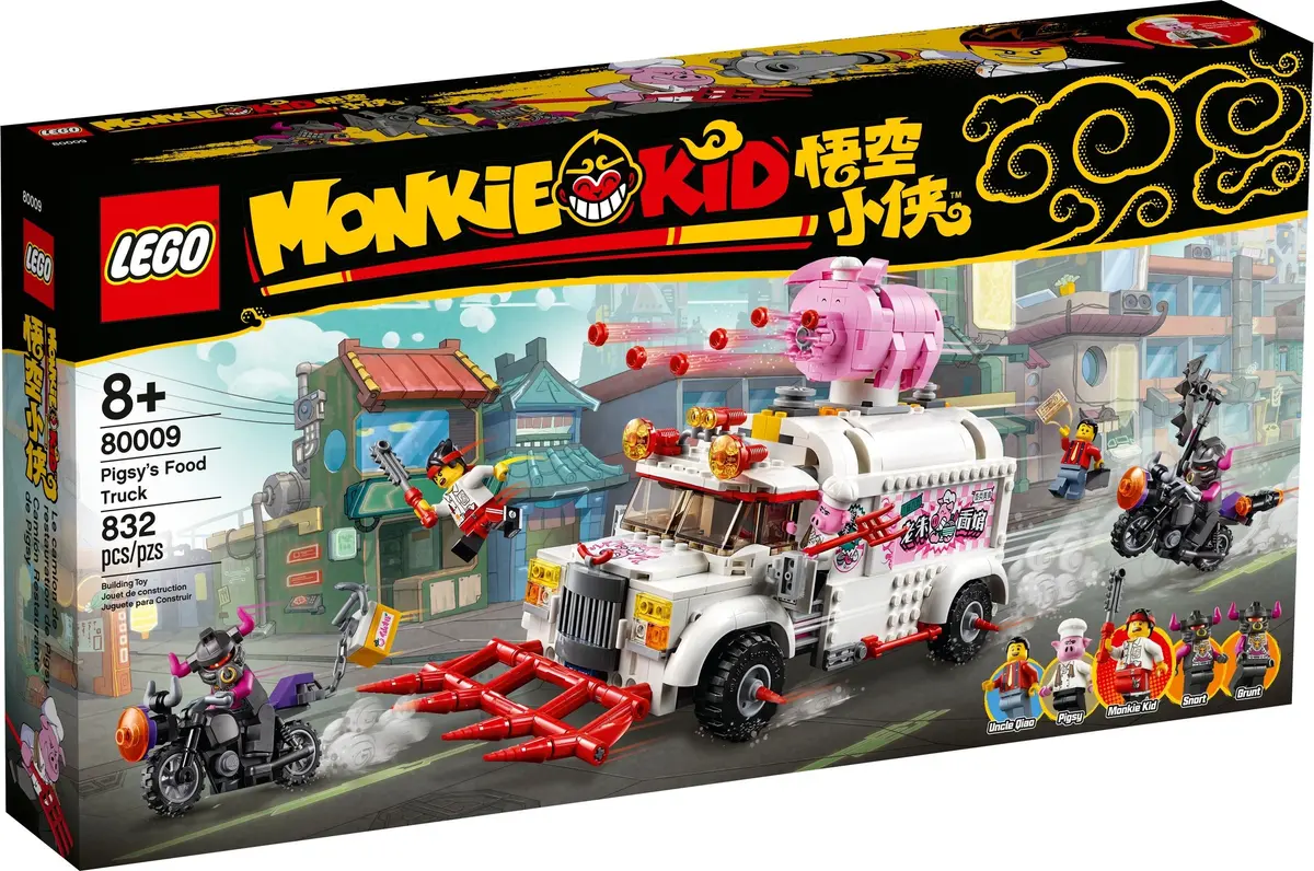 LEGO Monkie Kid 80009 Pigsy's Food Truck set, image 4