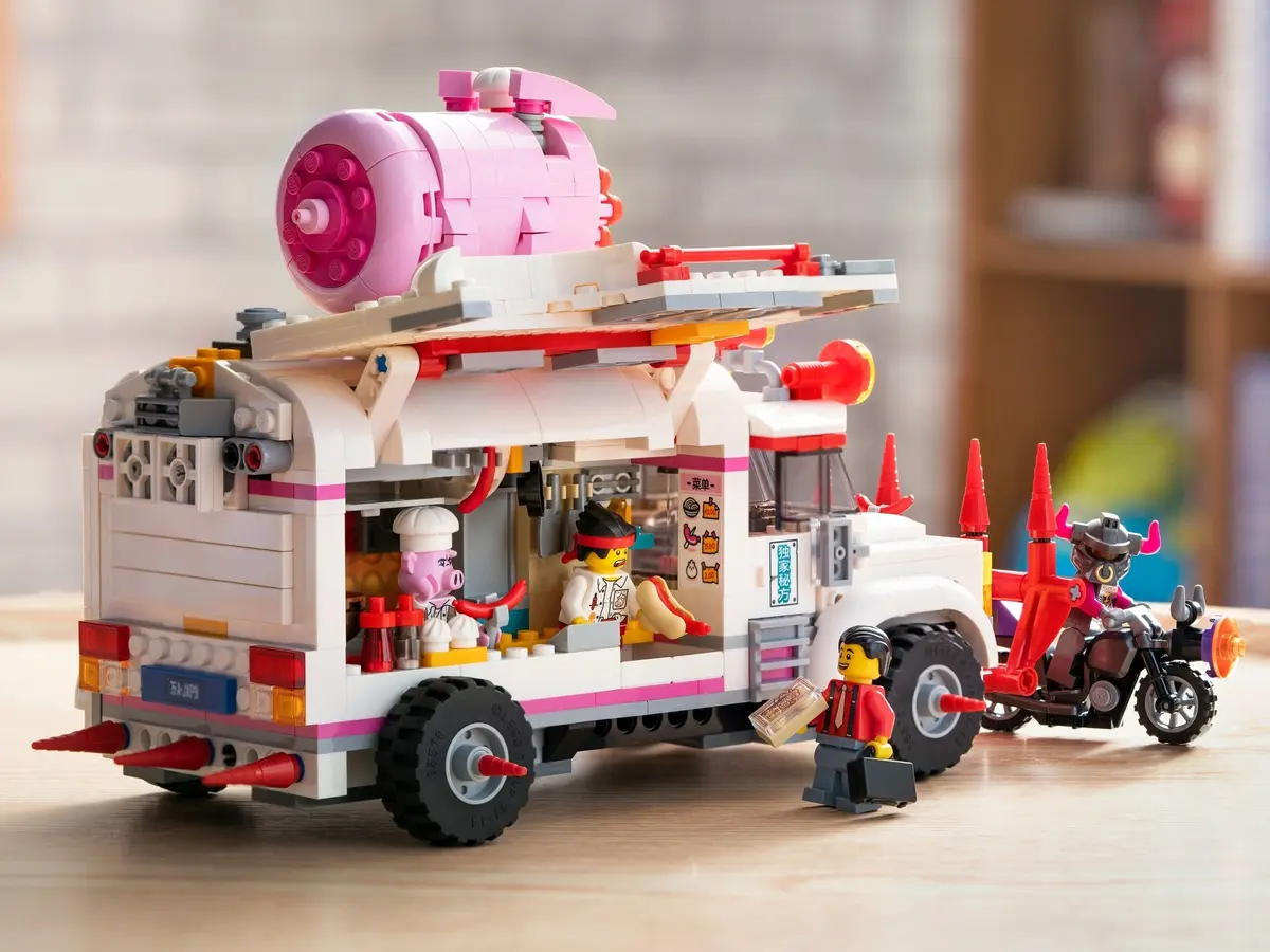 LEGO Monkie Kid 80009 Pigsy's Food Truck set, image 6