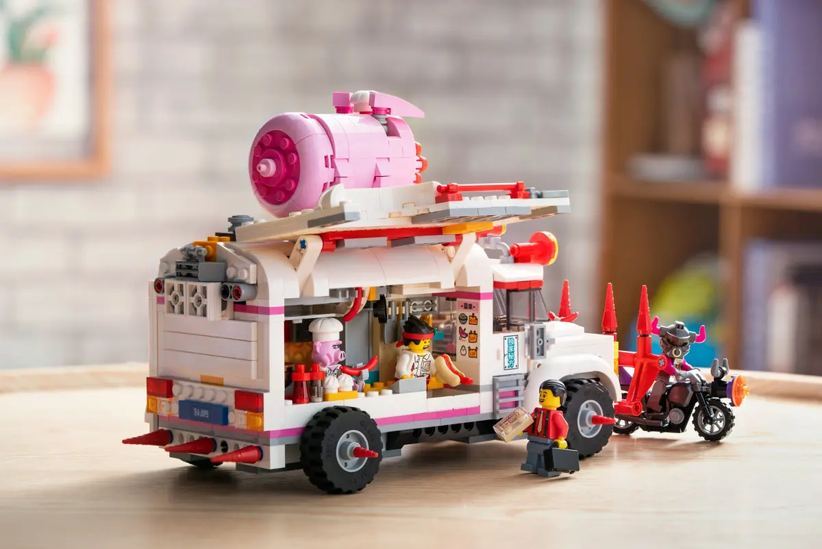 LEGO Monkie Kid 80009 Pigsy's Food Truck set, image 29
