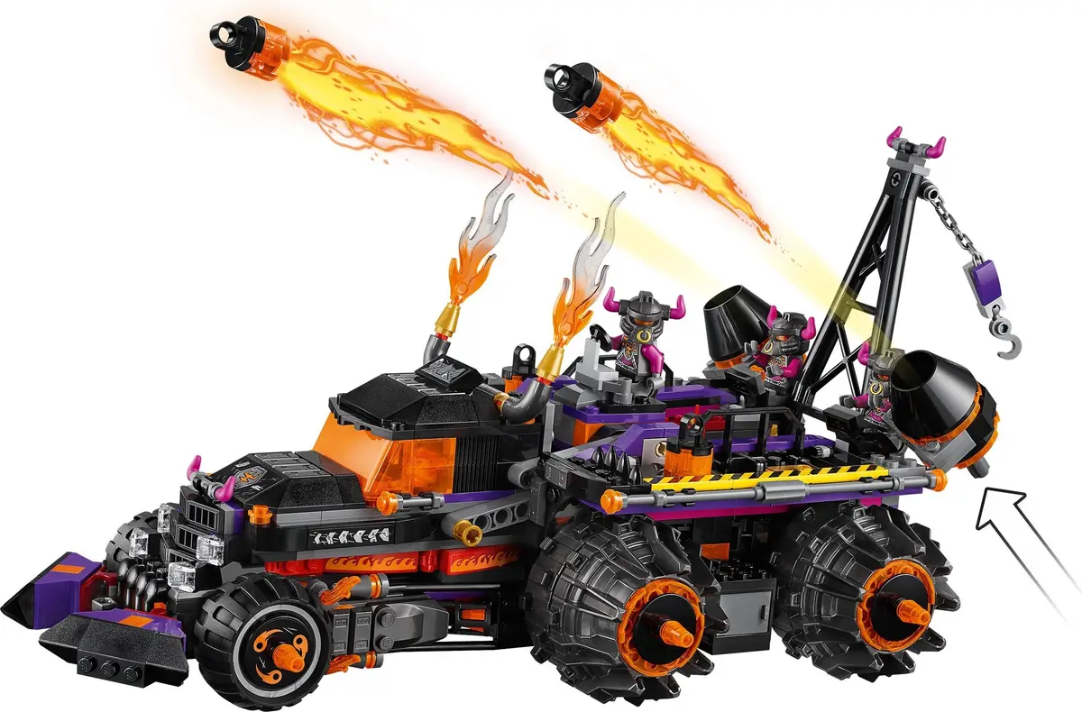 LEGO Monkie Kid 80011 Red Son's Inferno Truck set, image 10