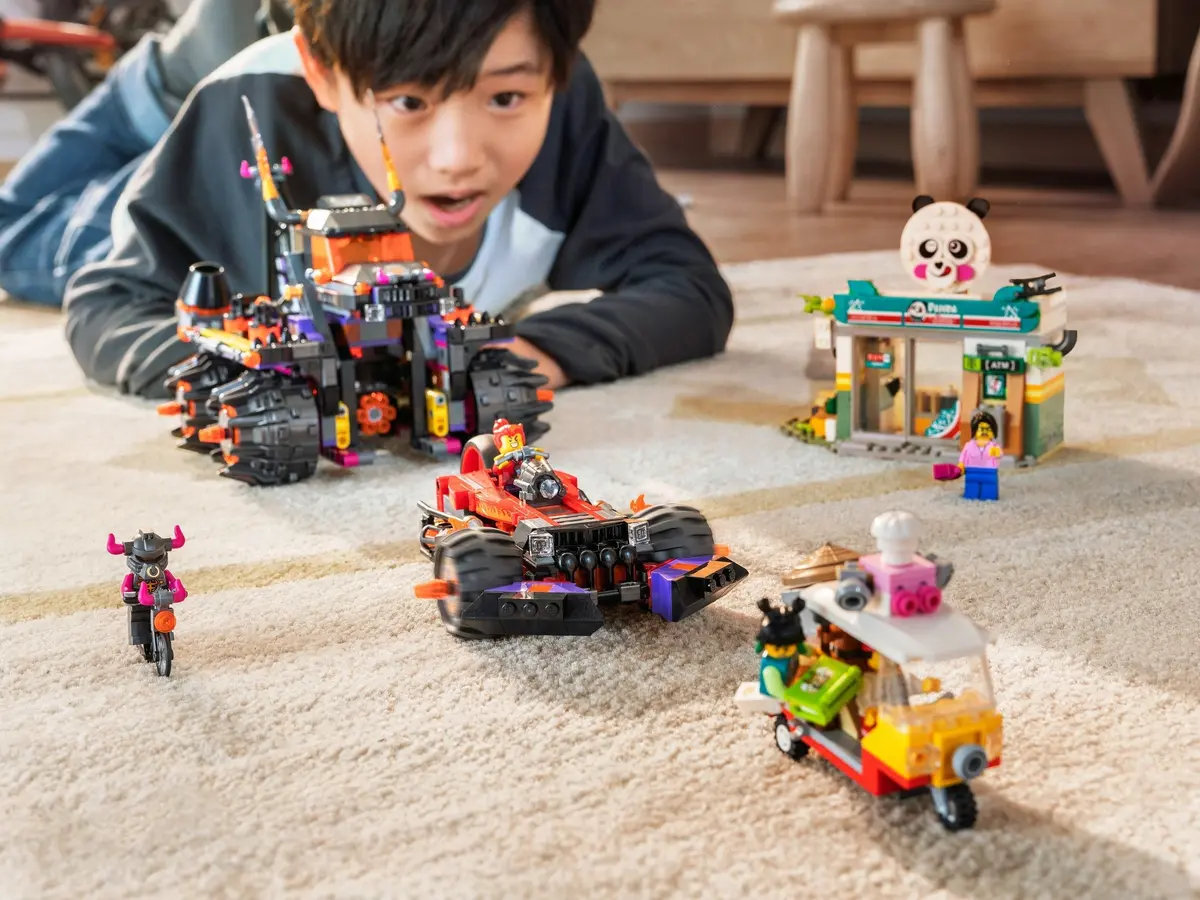 LEGO Monkie Kid 80011 Red Son's Inferno Truck set, image 4