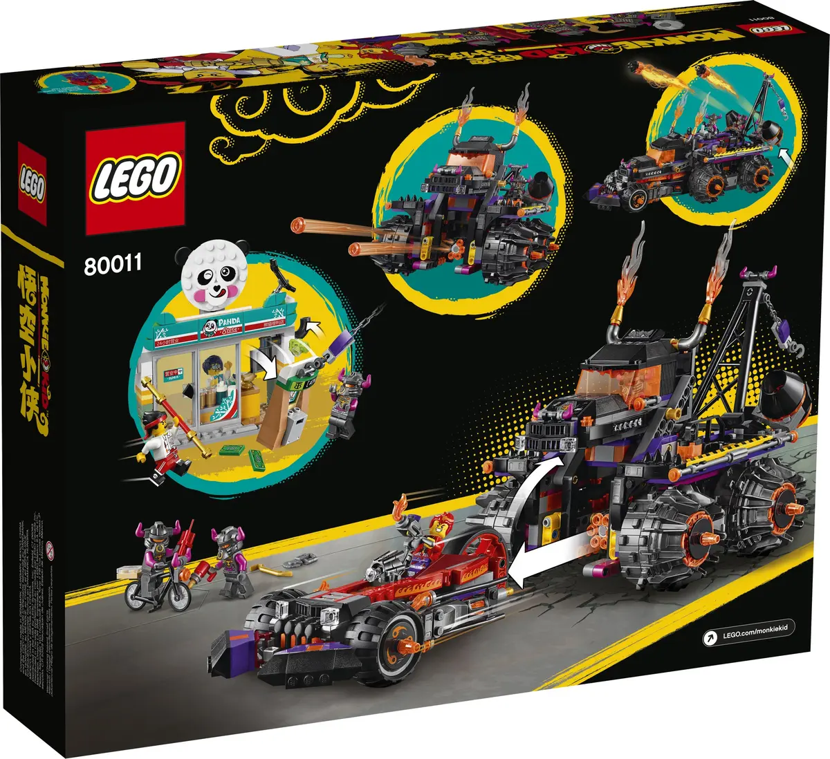 LEGO Monkie Kid 80011 Red Son's Inferno Truck set, image 21