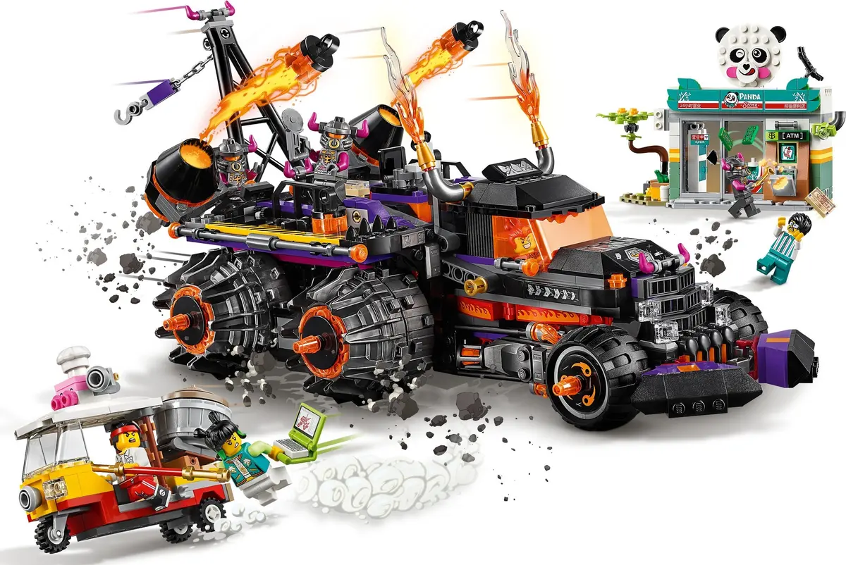 LEGO Monkie Kid 80011 Red Son's Inferno Truck set, image 9