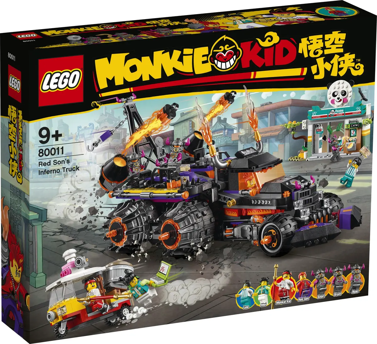 LEGO Monkie Kid 80011 Red Son's Inferno Truck set, image 19