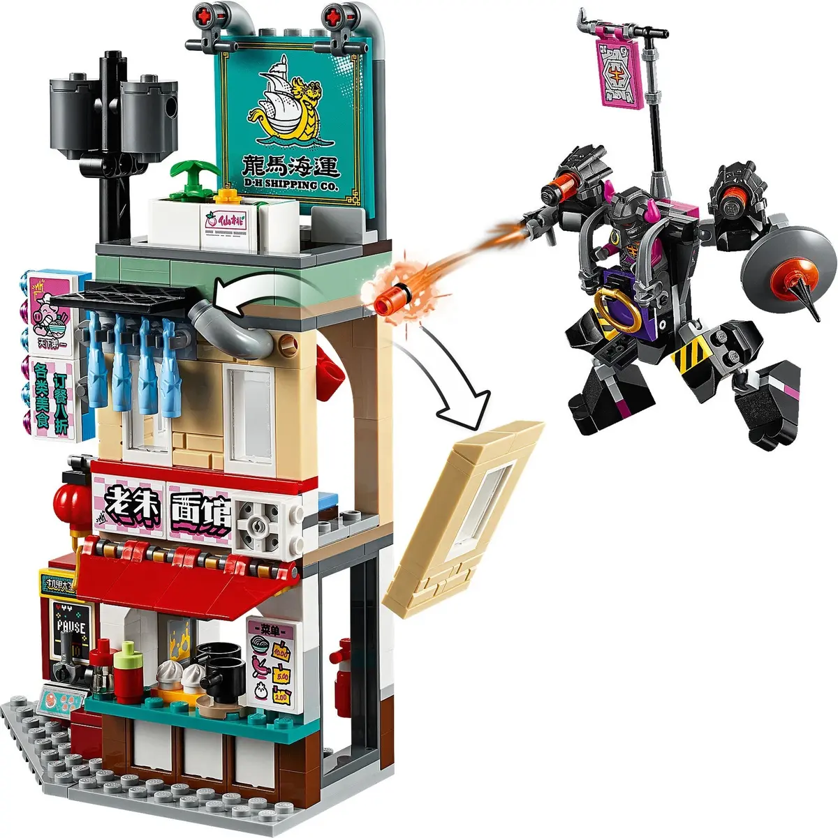 LEGO Monkie Kid 80012 Monkey King Warrior Mech set, image 17