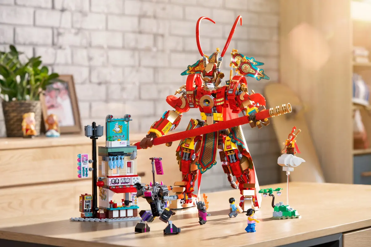 LEGO Monkie Kid 80012 Monkey King Warrior Mech set, image 35