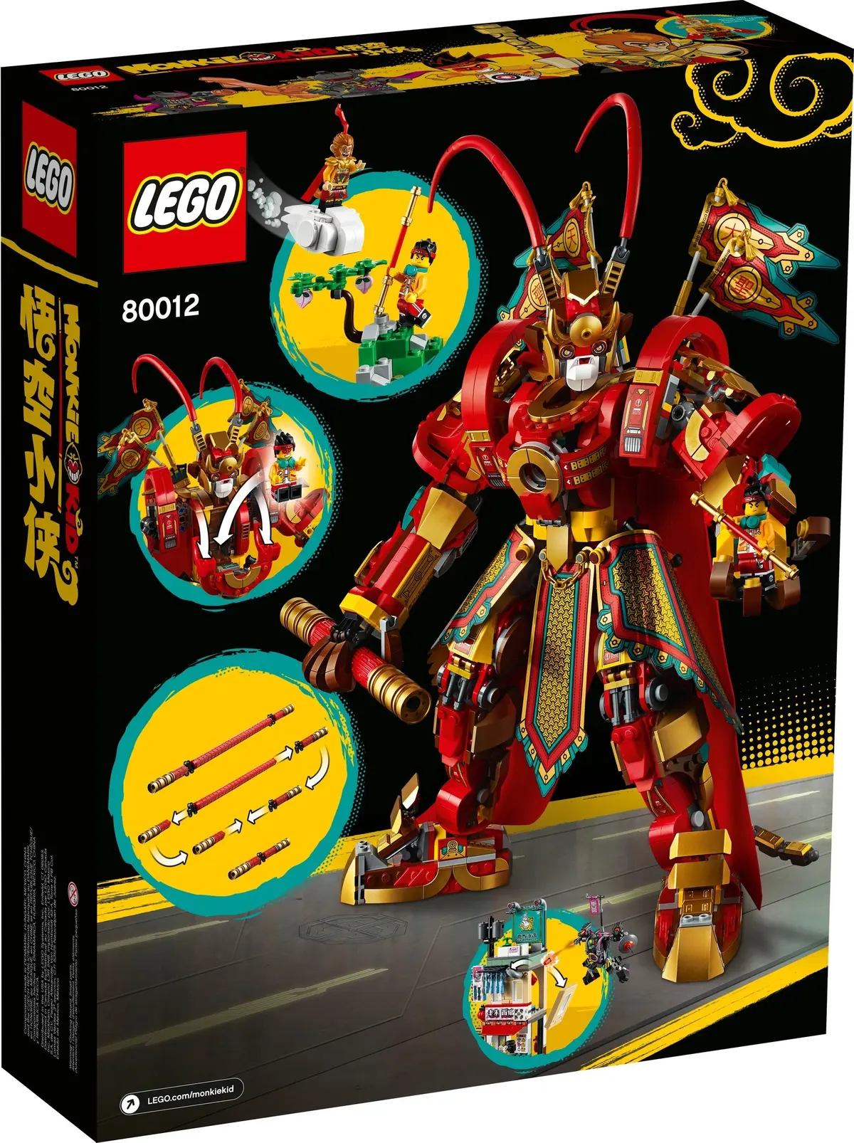 LEGO Monkie Kid 80012 Monkey King Warrior Mech set, image 22
