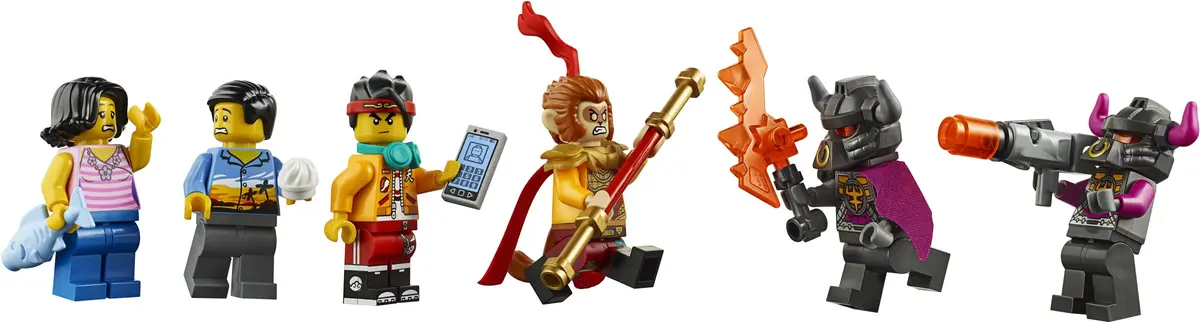 LEGO Monkie Kid 80012 Monkey King Warrior Mech set, image 38
