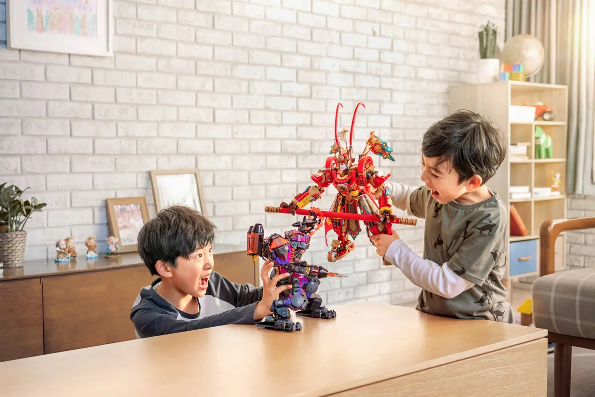 LEGO Monkie Kid 80012 Monkey King Warrior Mech set, image 34