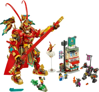 LEGO Monkie Kid 80012 Monkey King Warrior Mech set